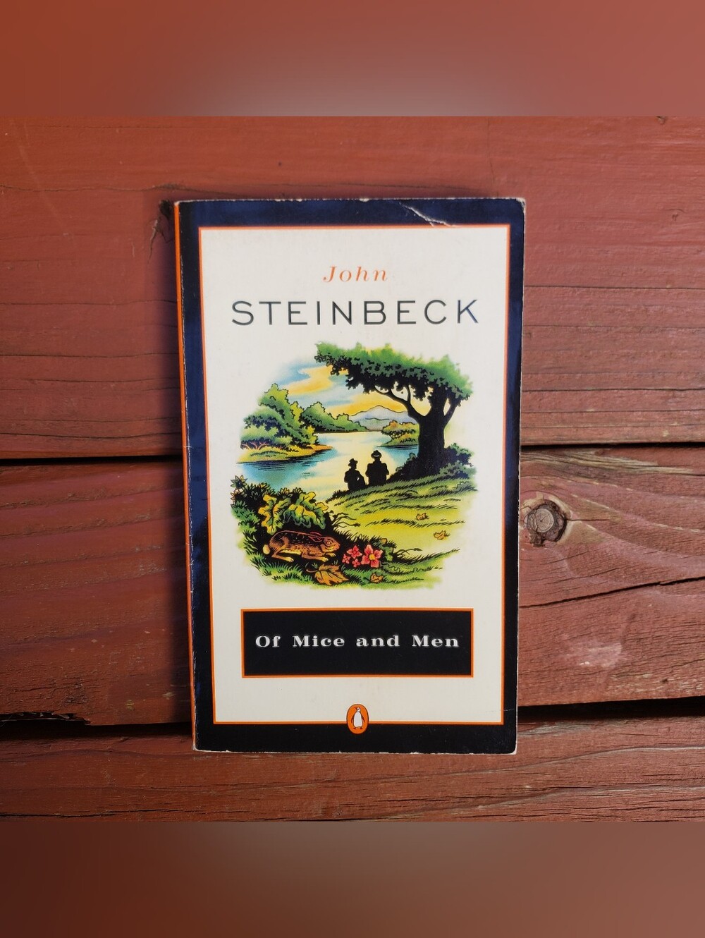 Of Mice And Men By John Steinbeck - Paperback - Yellowing & Wear